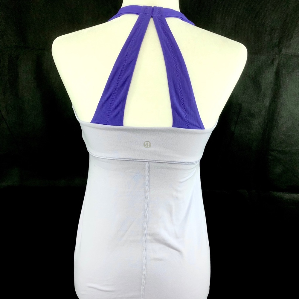 Lululemon Scoop Me Up Gym Tank Top Lavender Size 6 - Picture 7 of 8